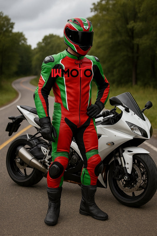 Premium Leather Bike Riding Suit for –  Armored & Breathable Gear