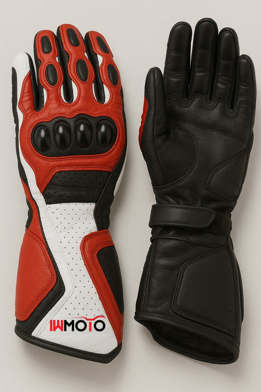 Premium Leather Bike Riding Gloves – Waterproof, Armored & Breathable Gear