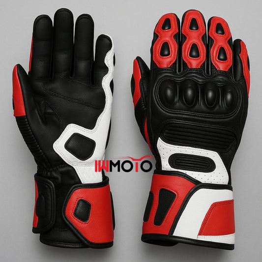 Premium Leather Bike Riding Gloves – Waterproof, Armored & Breathable Gear