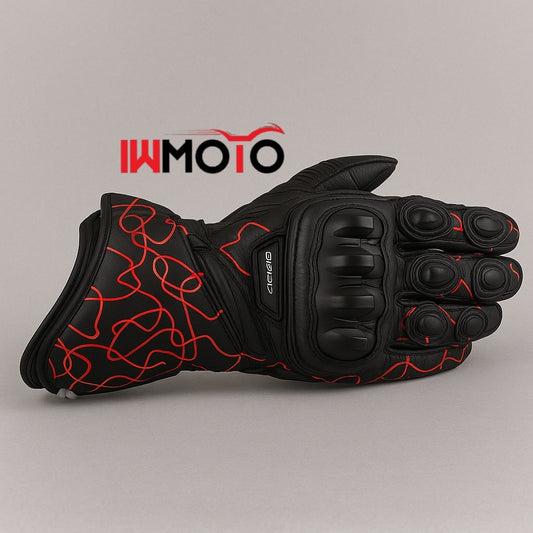 Premium Leather Bike Riding Gloves – Waterproof, Armored & Breathable Gear
