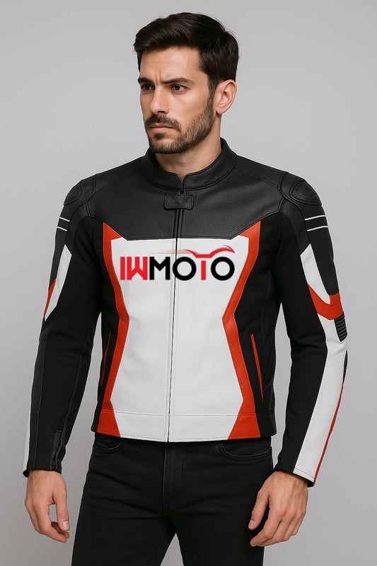 Premium Leather Bike Riding Jacket  –  Armored & Breathable Gear