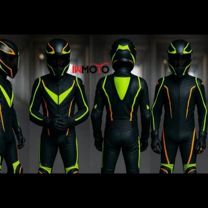 Premium Leather Bike Riding Suit for –  Armored & Breathable Gear